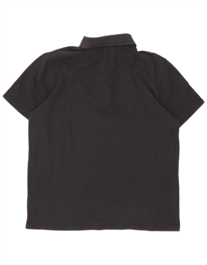 Camisa polo masculina Puma grande algodão preto