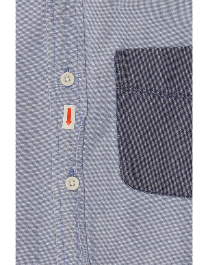 J. CREW Mens Oxford Slim Shirt XS Blue Cotton Vintage J. Crew and Second-Hand J. Crew from Messina Hembry 