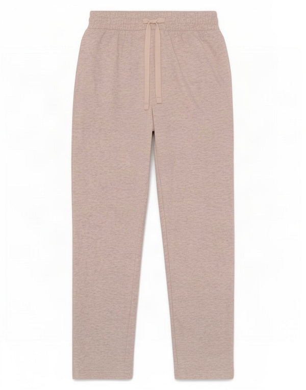 Calça de treino masculina Marks & Spencer pequena cinza manchada de algodão