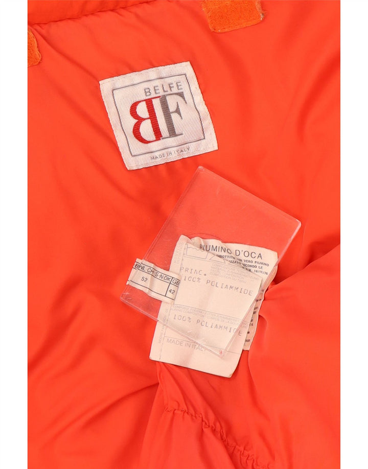 Jaqueta acolchoada masculina Belfe UK 42 XL laranja poliamida