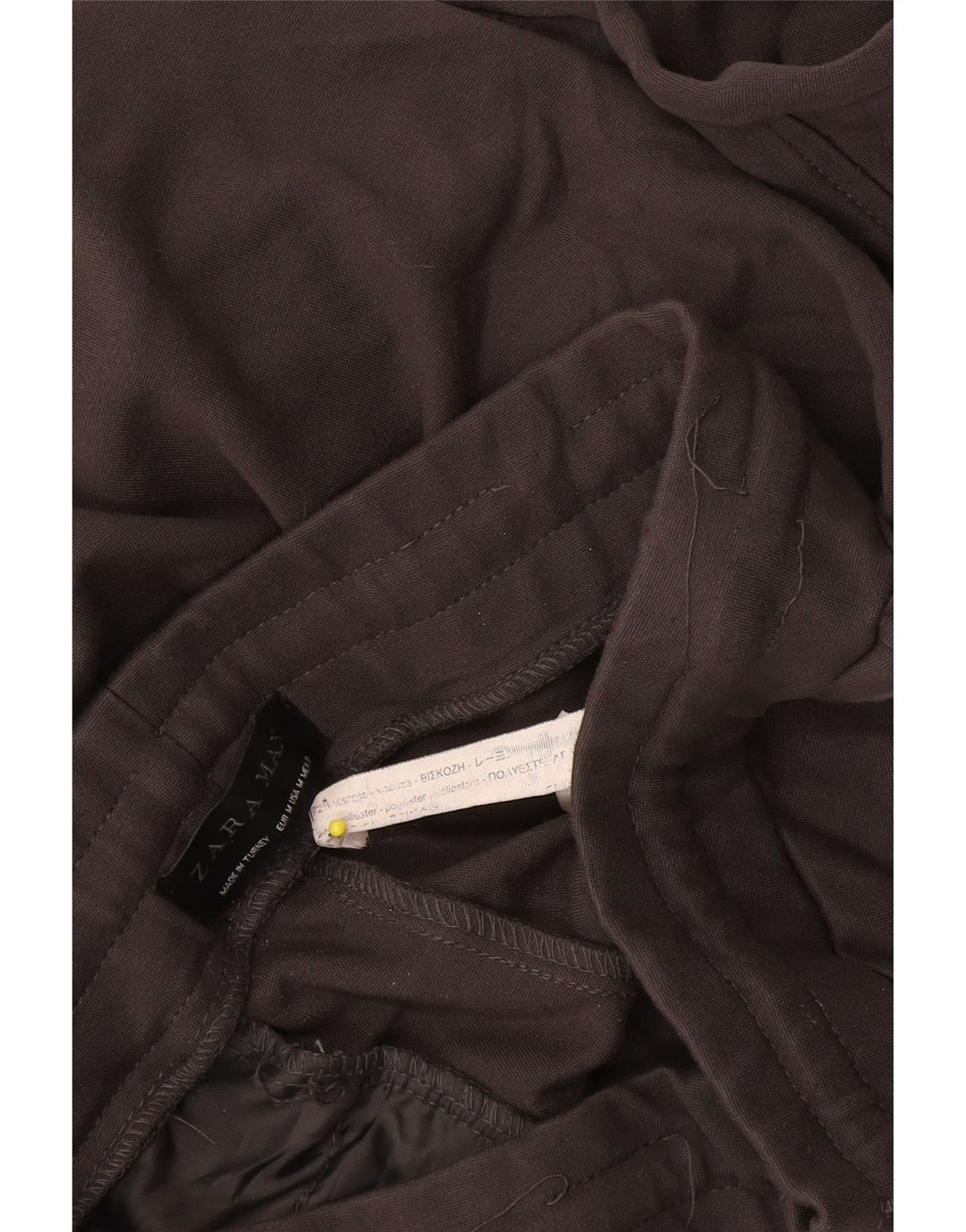 Calça de treino masculina Zara Joggers cinza médio viscose