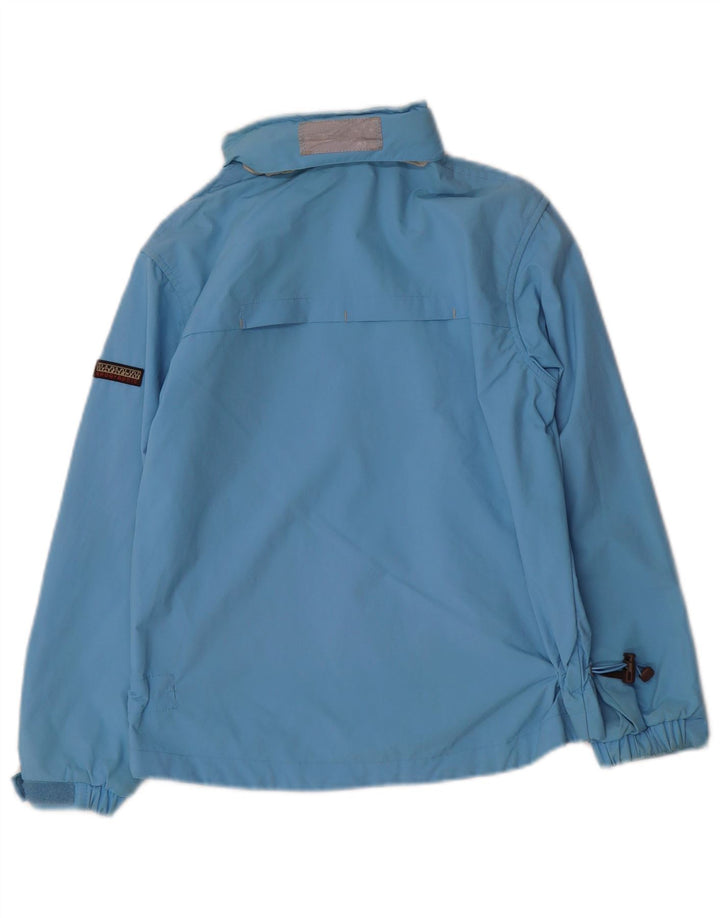 Jaqueta de chuva geográfica Napapijri Boys 9-10 anos azul nylon