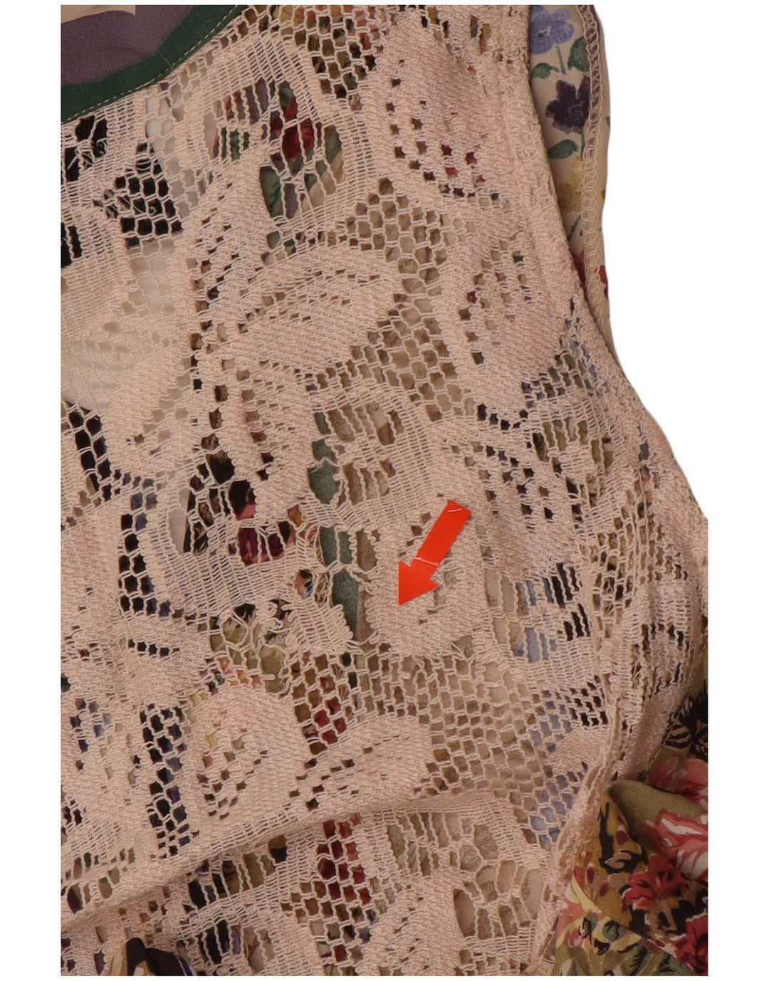 MASTRO MODA Vestido Camisa Feminino UK 12 Médio Multicolorido Floral