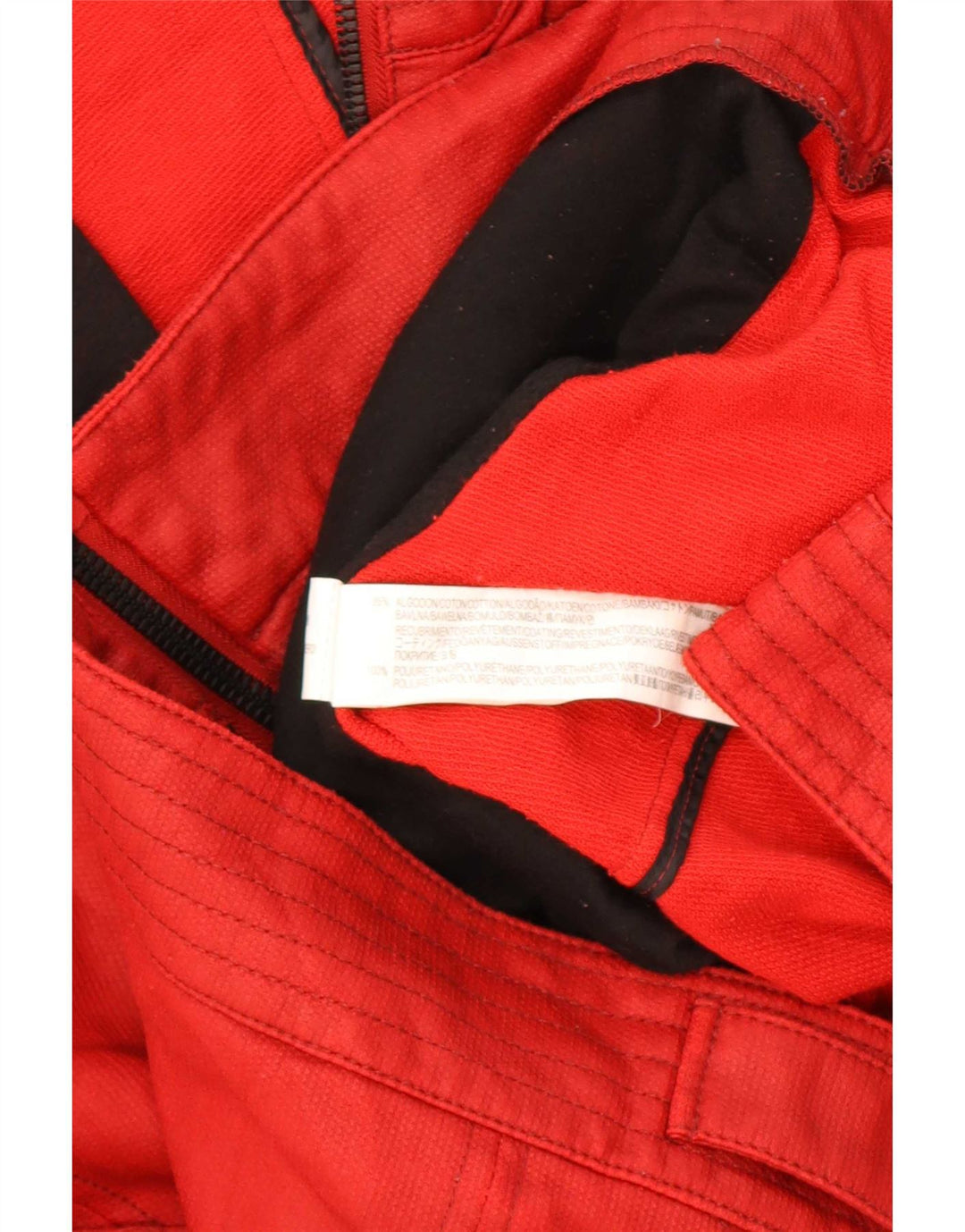 Jaqueta utilitária masculina Zara UK 36 poliéster vermelho pequeno