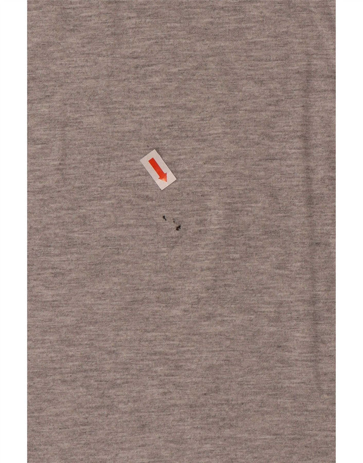 Camiseta Animal Masculina Gráfica Top Algodão Cinza Médio