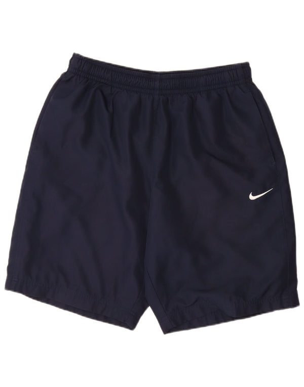 Shorts esportivos masculinos NIKE grandes poliéster azul marinho