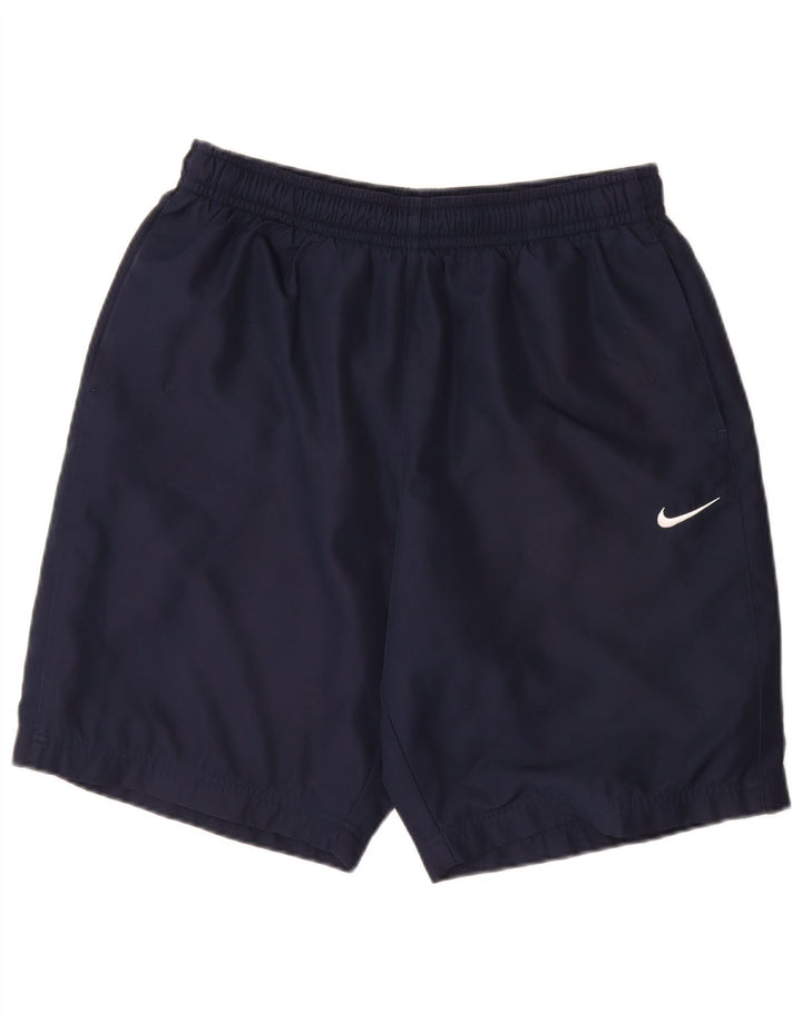 Shorts esportivos masculinos NIKE grandes poliéster azul marinho