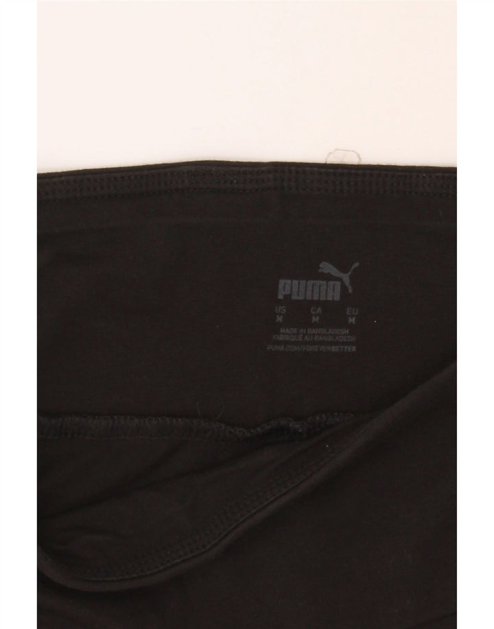 PUMA Womens Graphic Leggings UK 12 Medium  Black Vintage Puma and Second-Hand Puma from Messina Hembry 