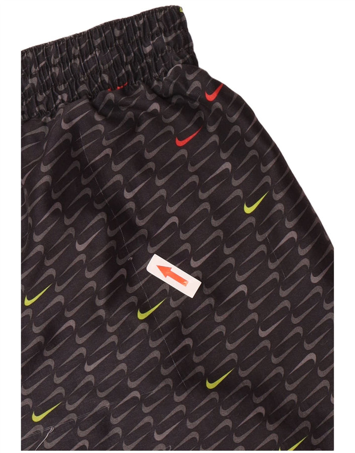 Shorts de natação Nike masculino gráfico grande cinza