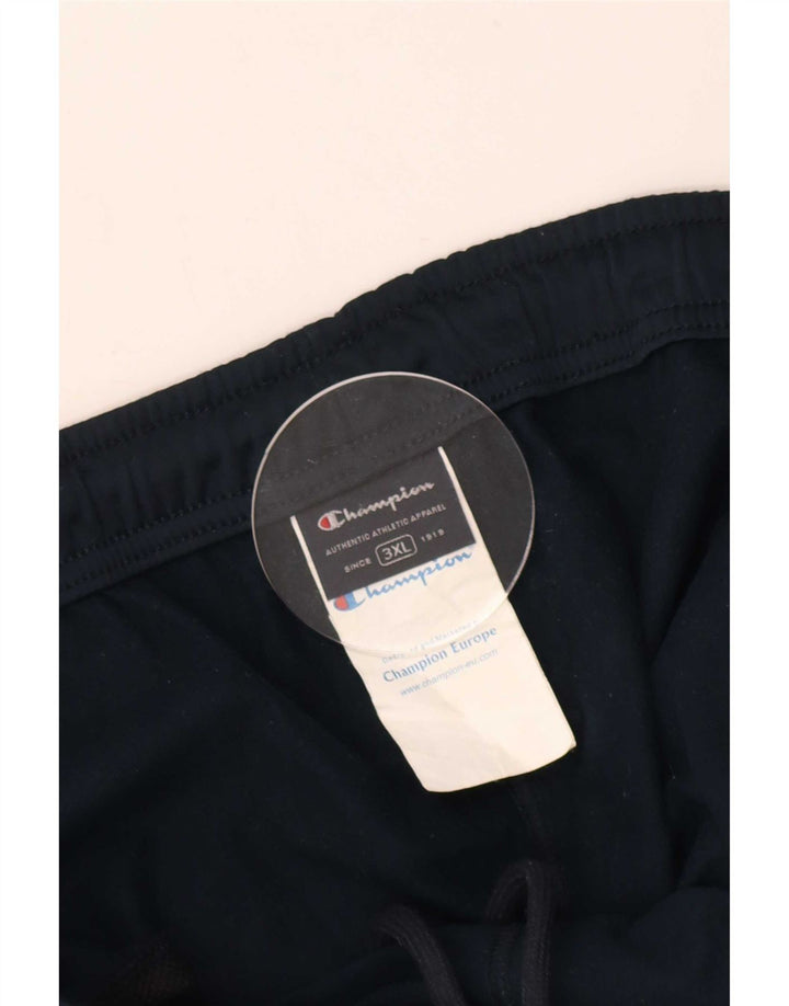Calça de treino masculina Champion 3XL poliéster azul marinho