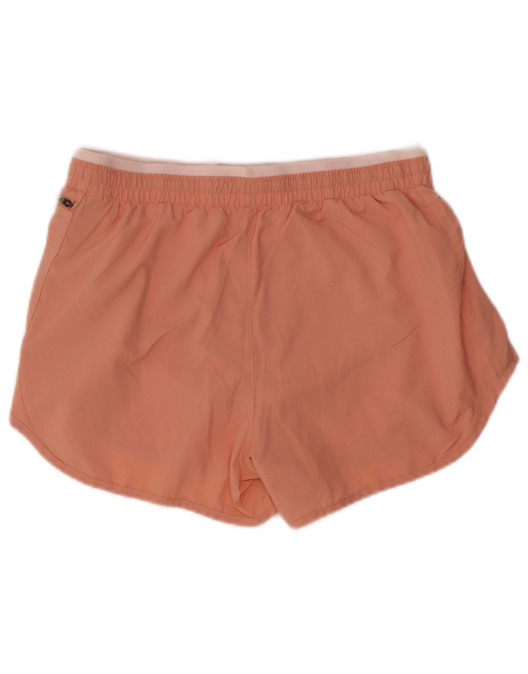 Shorts esportivos femininos Nike UK 12 poliéster listrado rosa médio
