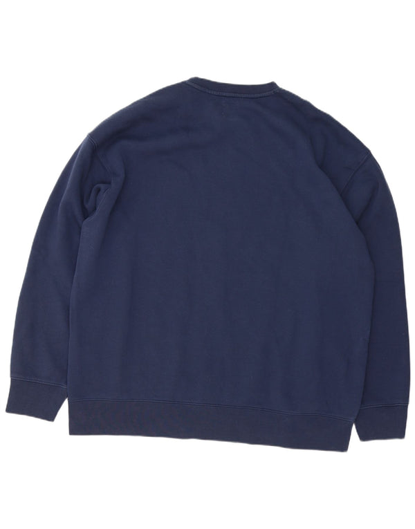 Levi's Masculino Relaxed Graphic Moletom Jumper XL Azul Marinho Algodão