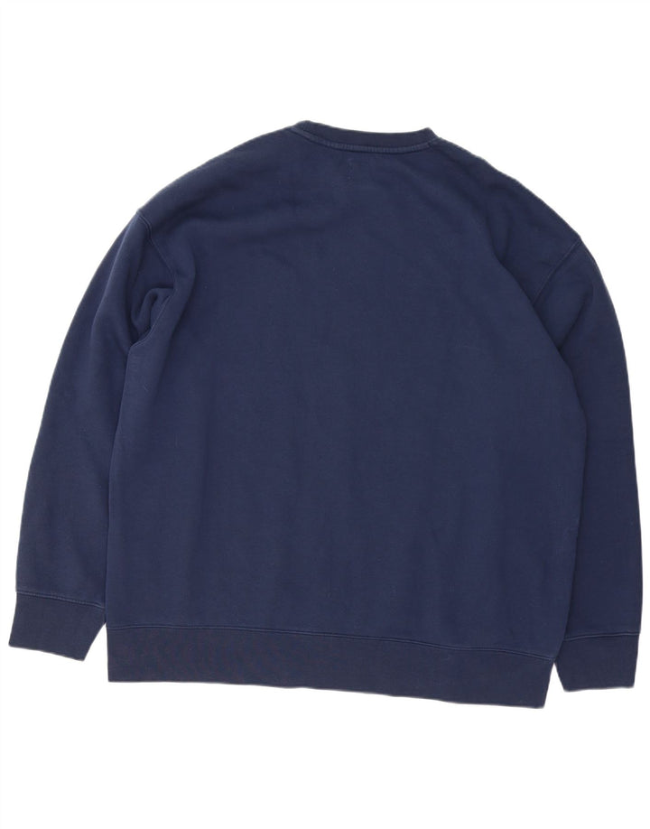 Levi's Masculino Relaxed Graphic Moletom Jumper XL Azul Marinho Algodão