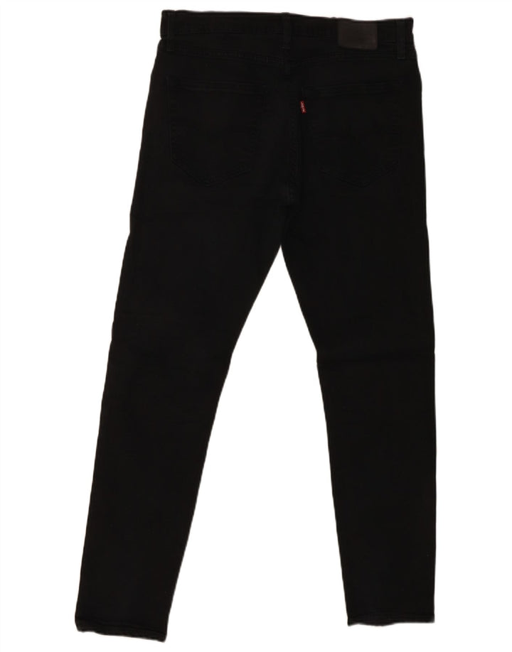 LEVI'S Jeans Slim Masculino W32 L32 Algodão Preto