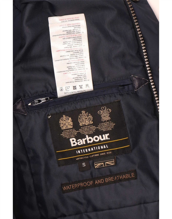 Jaqueta Barbour Boys Racer 6-7 Anos Pequeno Poliéster Azul Marinho