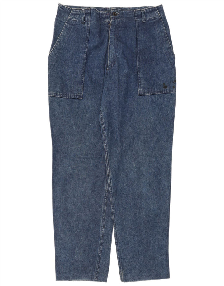 Jeans cônicos masculinos VINTAGE W32 L29 algodão azul