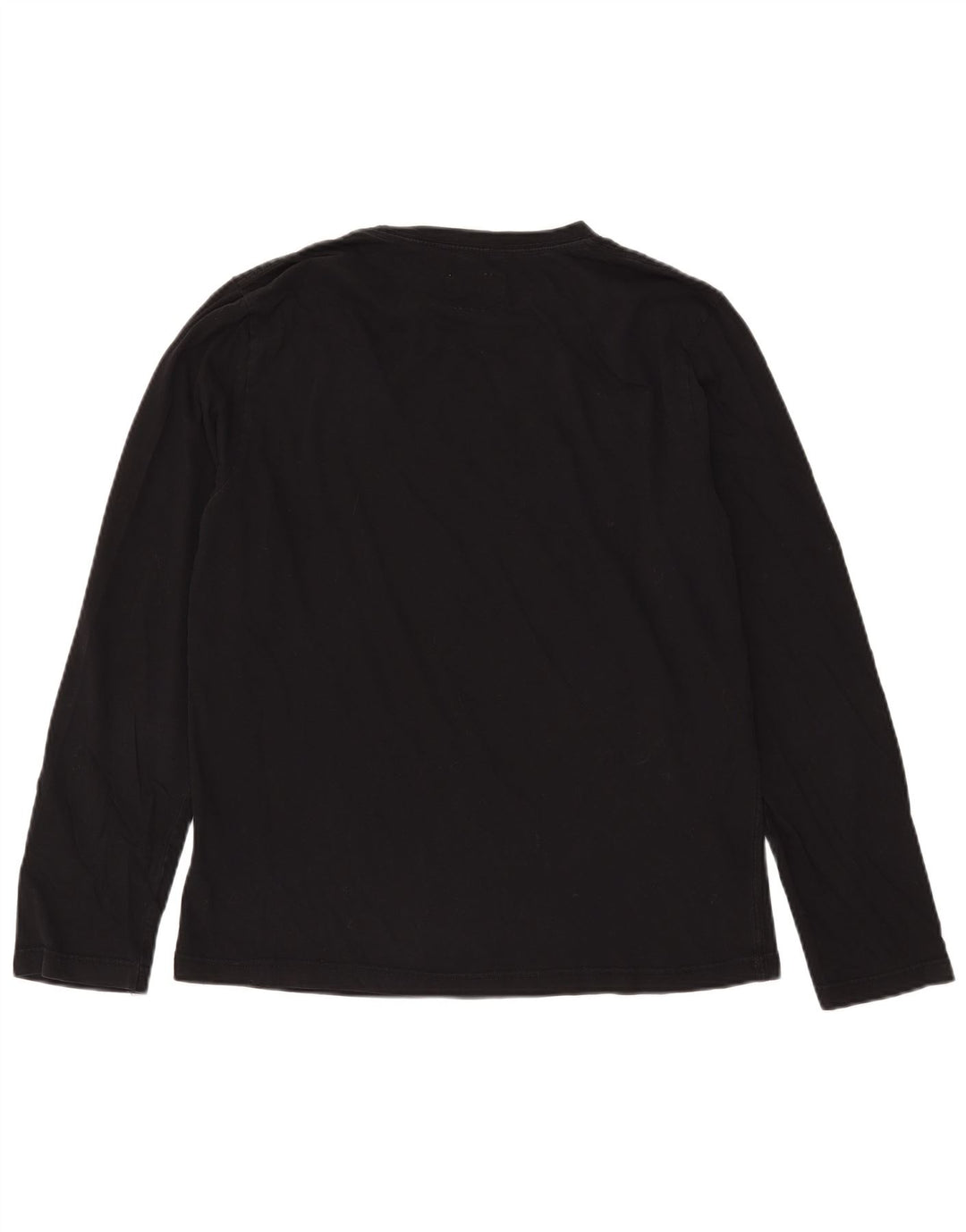 Wrangler Mens Graphic Top Manga Longa XL Algodão Preto