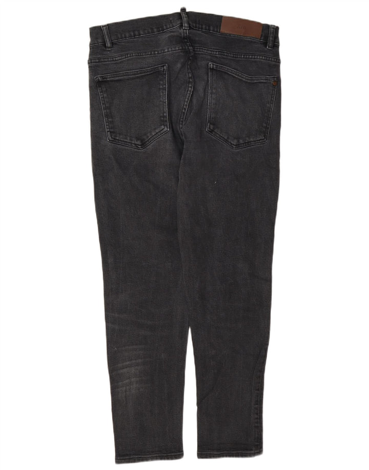 Zara Mens Slim Jeans EU 44 Grande W34 L30 Cinza Poliéster