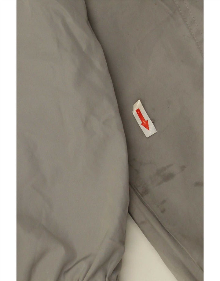 Jaqueta bomber masculina Marks & Spencer Reino Unido 40 poliéster cinza grande