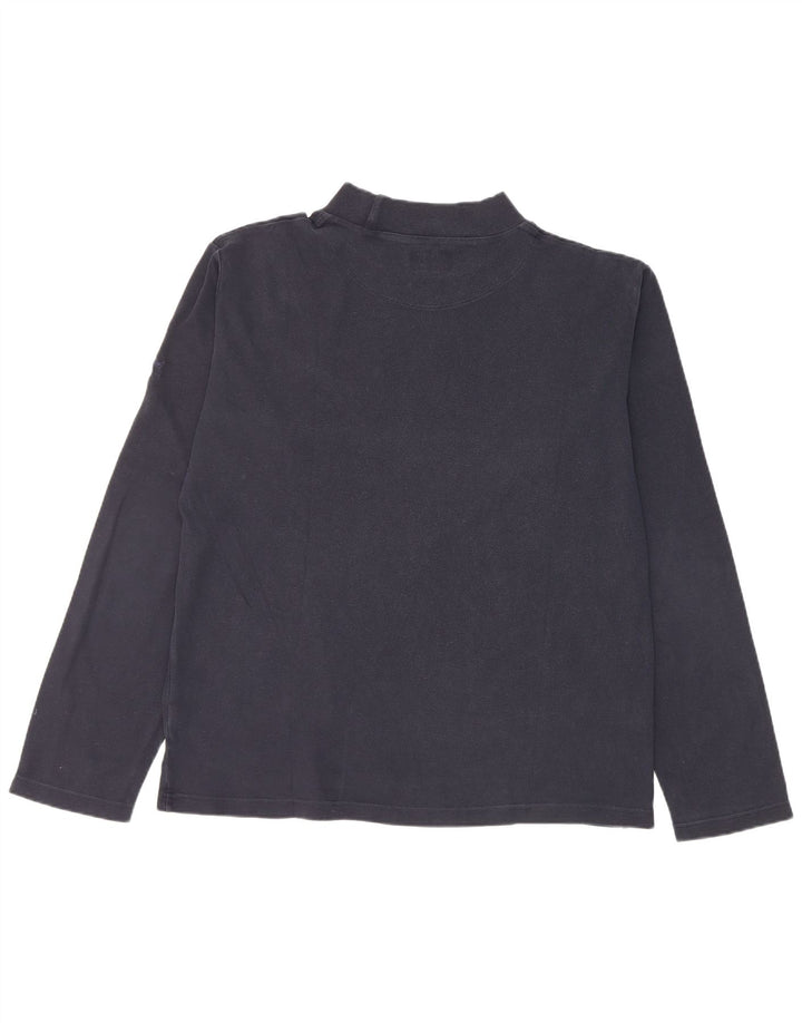 Top feminino Gas manga comprida UK 18 XL azul marinho