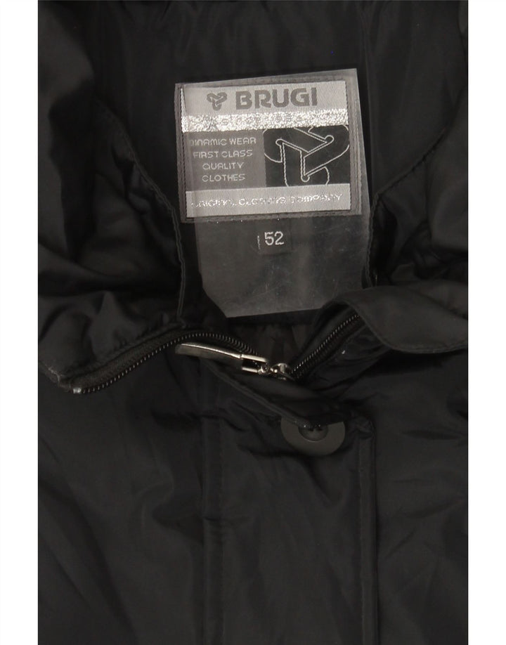 Casaco acolchoado feminino BRUGI IT 52 2XL preto