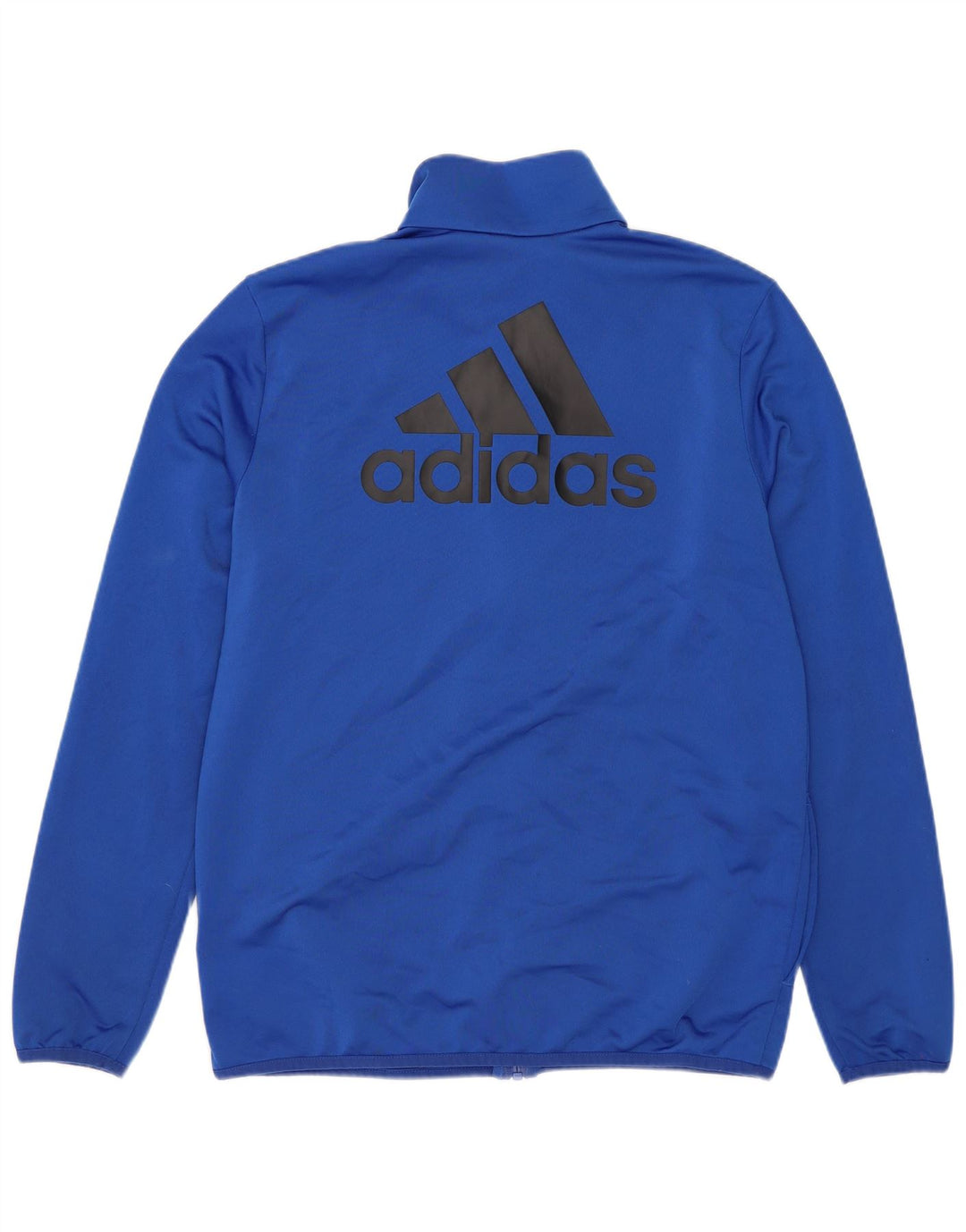 Casaco de treino gráfico Adidas Boys 13-14 anos azul poliéster