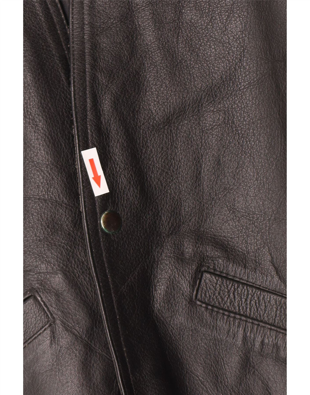 Colete de couro ocidental masculino vintage pequeno preto