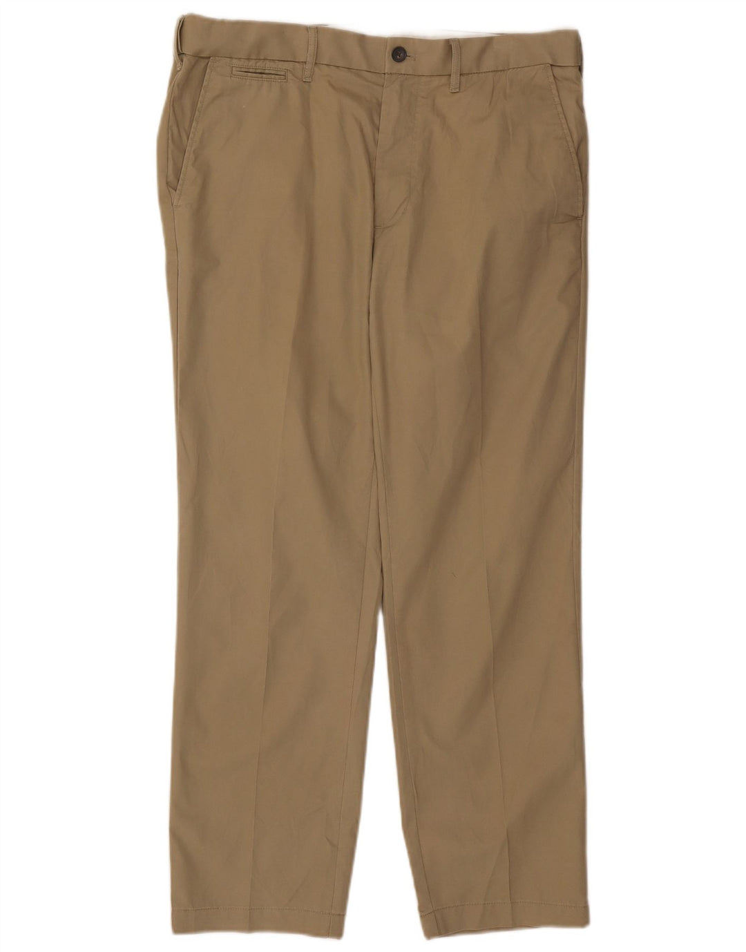 Calça Chino Masculina Marks & Spencer Regular Fit W36 L29 Algodão Bege