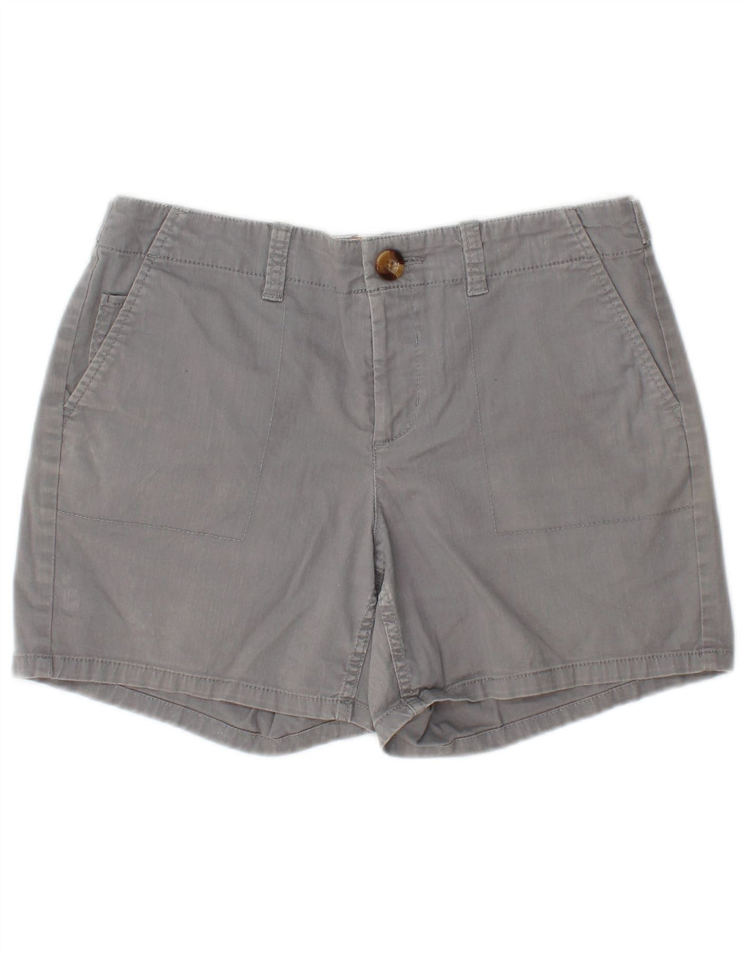 Shorts Chino feminino DOCKERS US 4 pequeno W28 algodão cinza