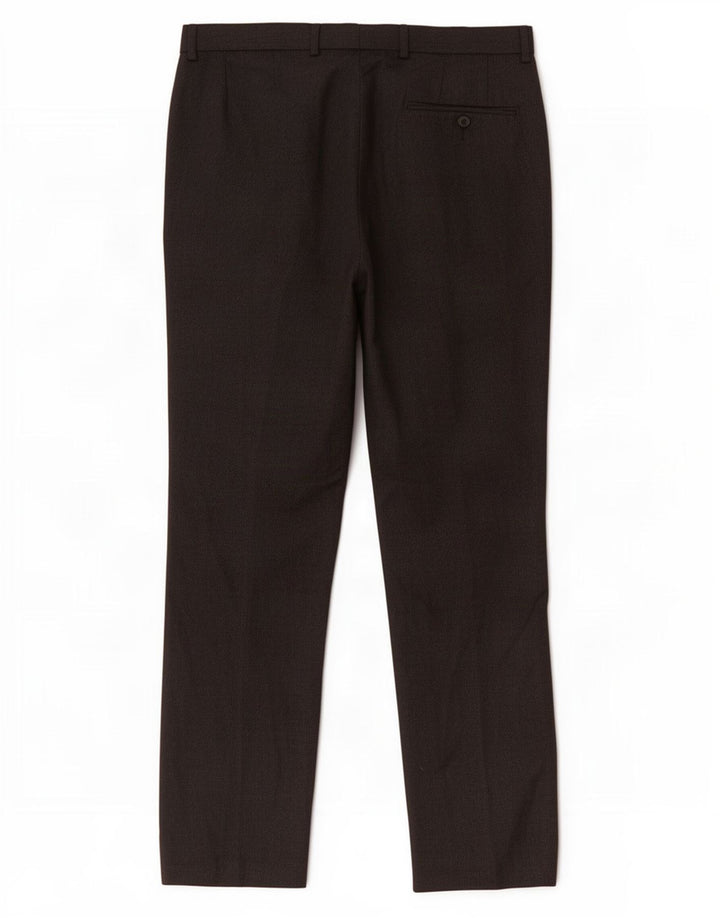 Calça masculina Marks & Spencer Slim Fit W32 L29 Poliéster Cinza