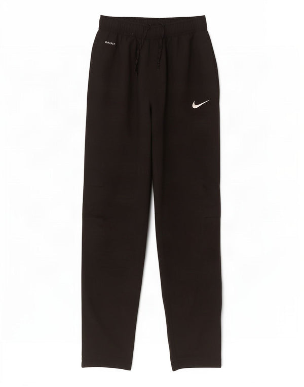 Nike Boys Dri Fit Tracksuit Trousers 10-11 Years Medium Black Polyester