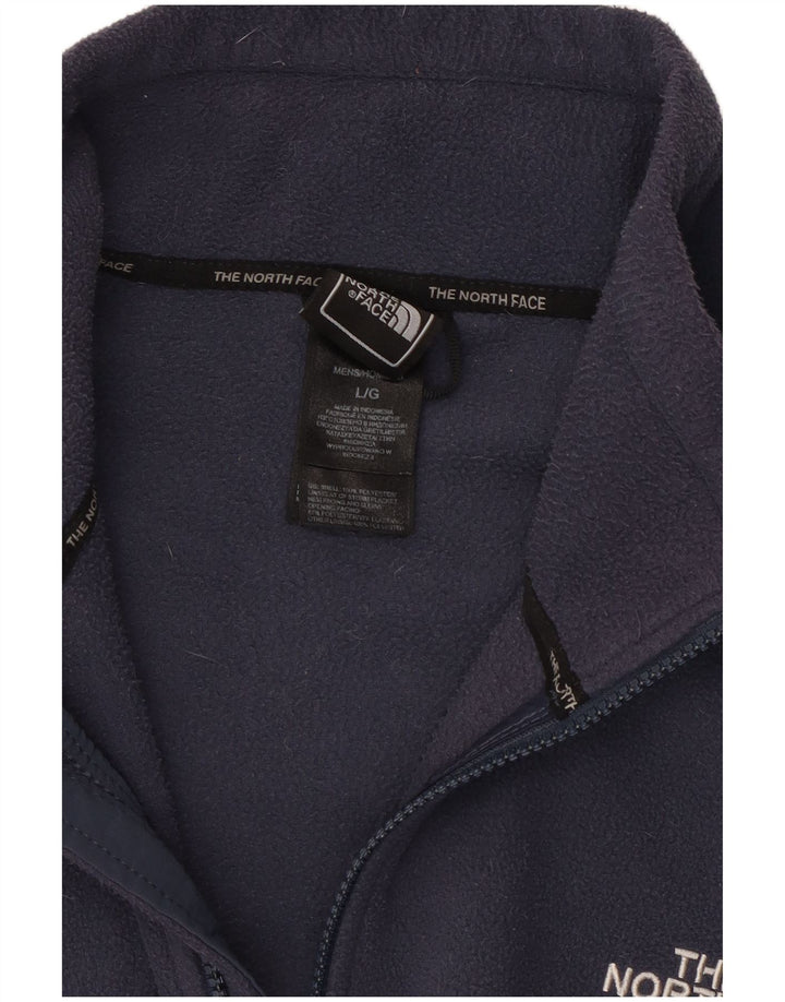 Jaqueta masculina The North Face Liner Fleece Reino Unido 40 grande poliéster azul marinho