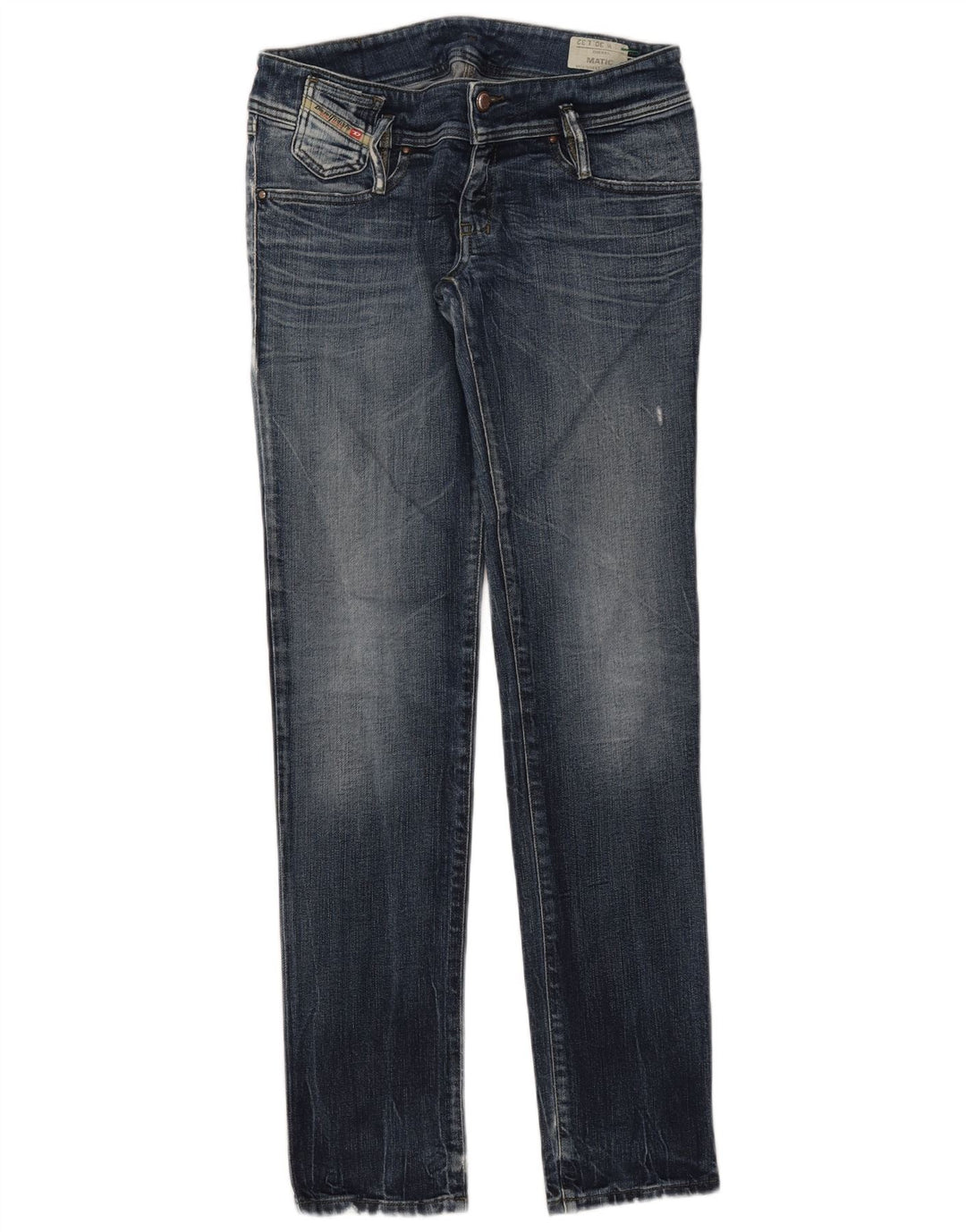 Diesel Feminino Matic Slim Jeans W30 L32 Azul Algodão