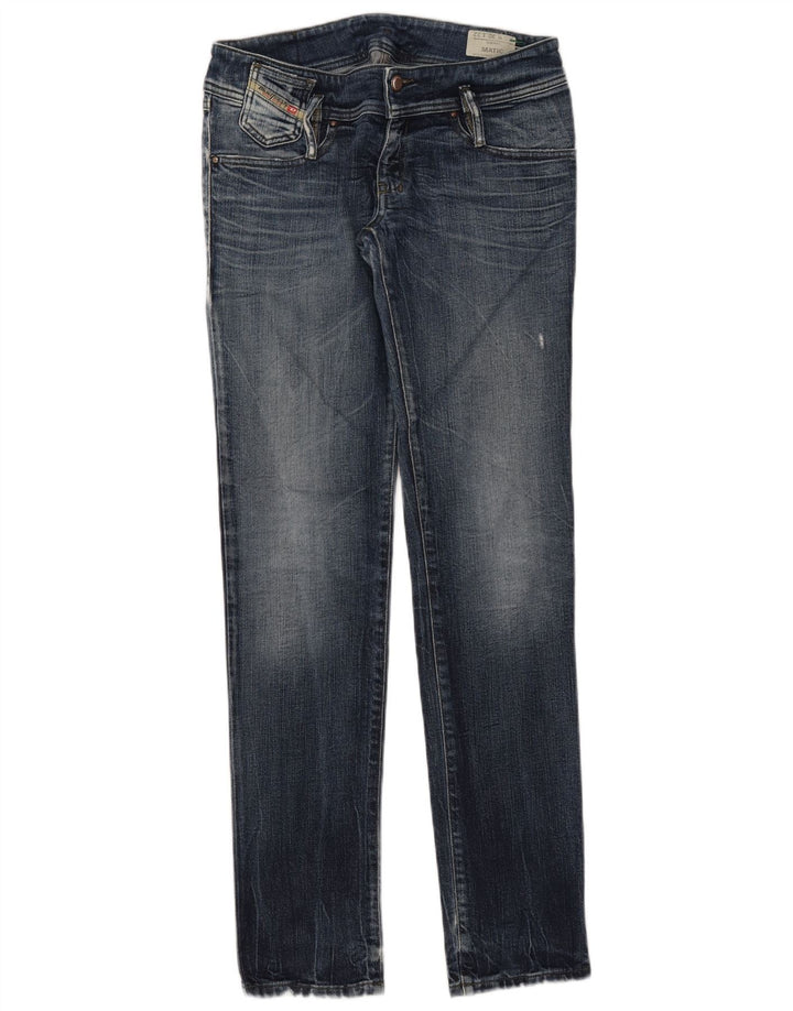 Diesel Feminino Matic Slim Jeans W30 L32 Azul Algodão