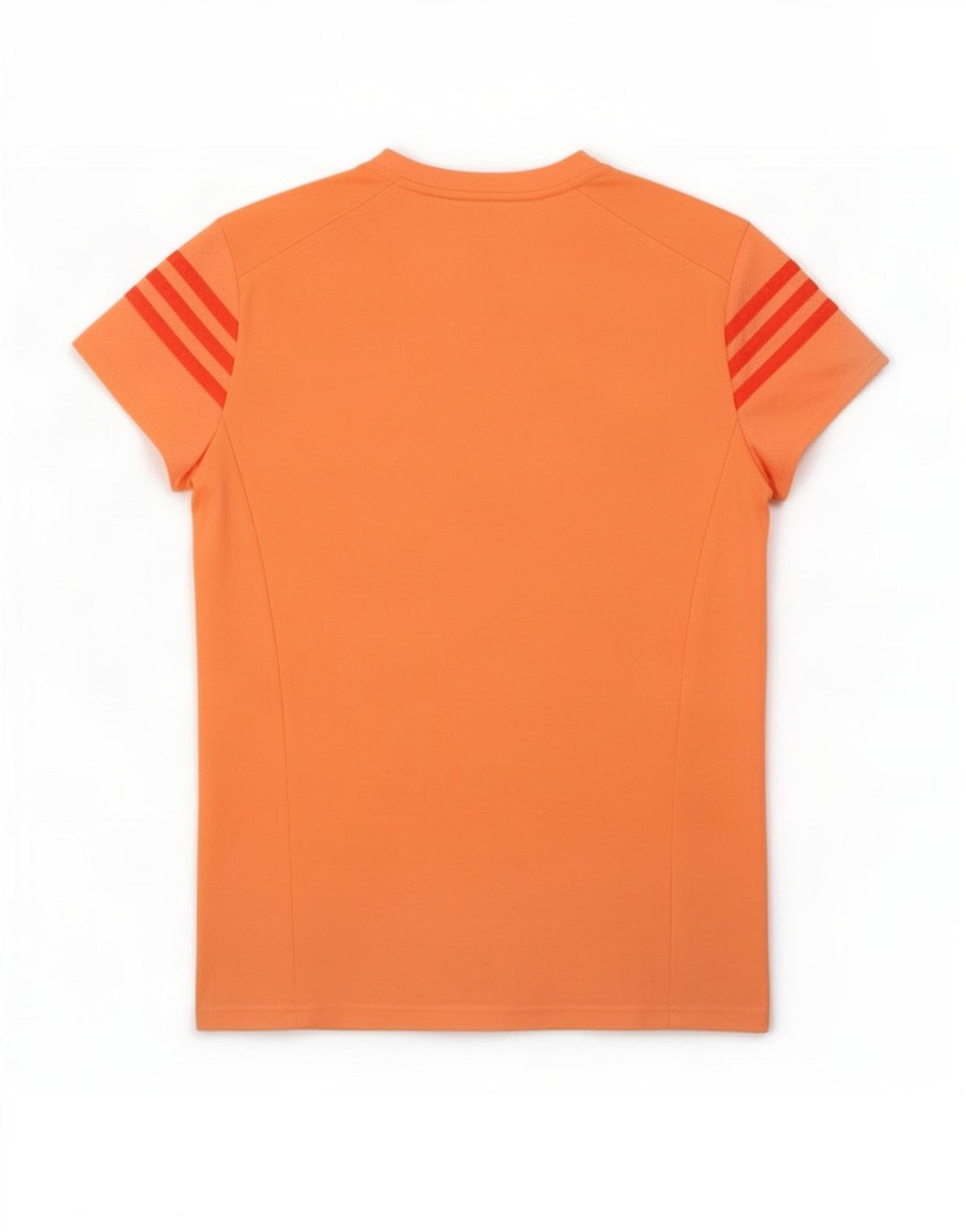 Adidas Womens Climalite T-Shirt Top UK 8/10 Pequeno Laranja Poliéster