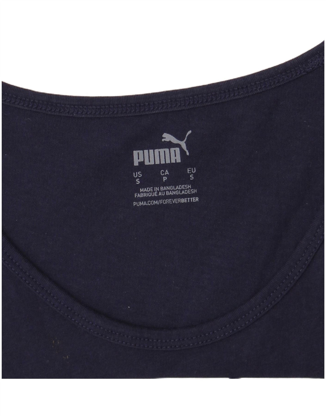 PUMA Masculino Graphic Vest Top Pequeno Azul Marinho