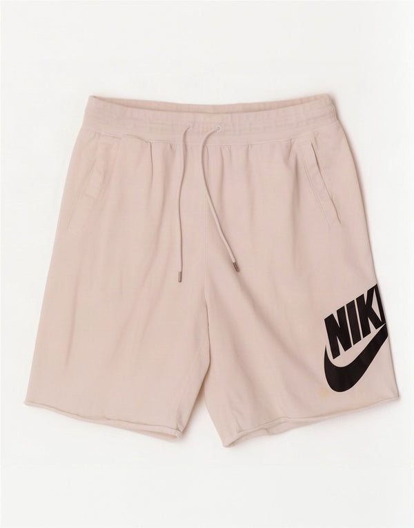 Nike Mens Graphic Sport Shorts XL White Cotton