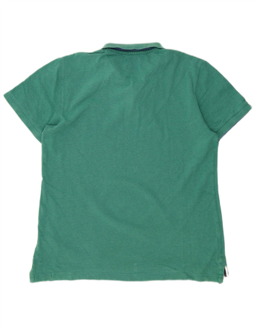 Camisa polo masculina WHITE STUFF grande algodão verde