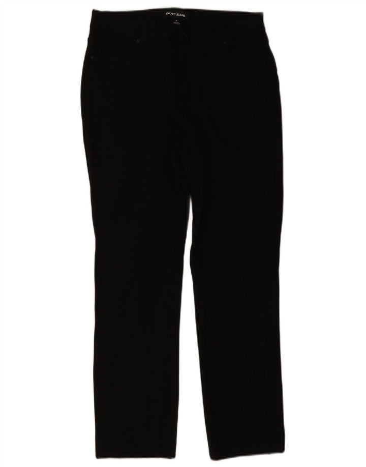Calça feminina casual slim Dkny média W30 L28 preta viscose