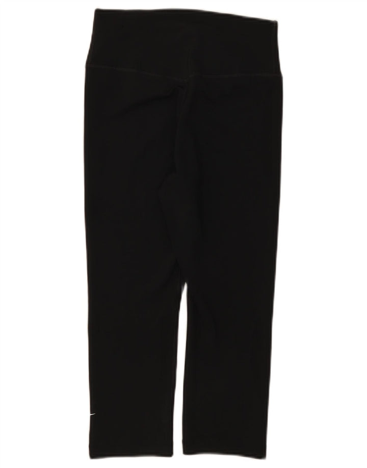 Leggings Nike Capri Mulher UK 4 XS Poliéster Preto