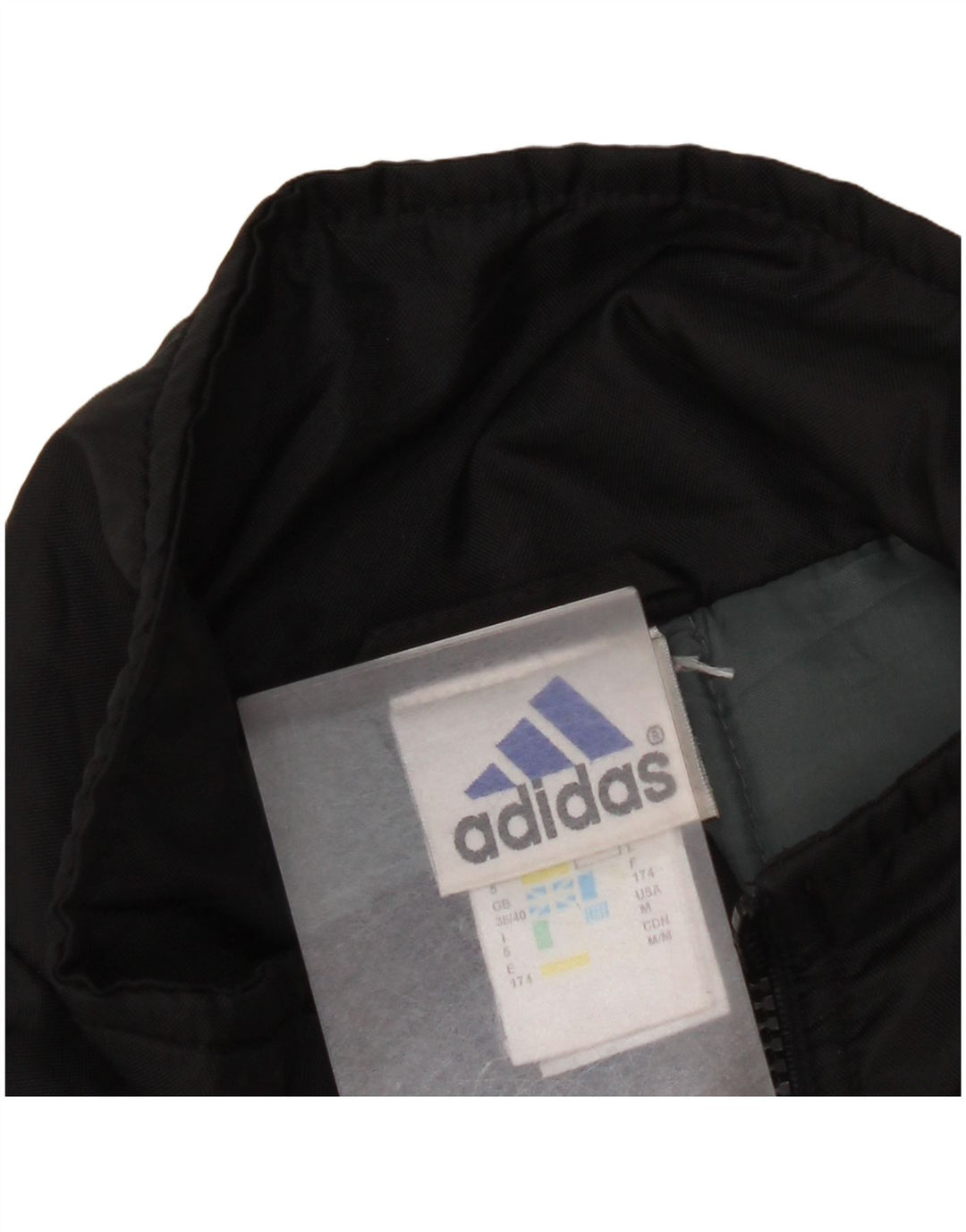 Jaqueta corta-vento masculina Adidas Graphic UK 38/40 médio preto poliamida