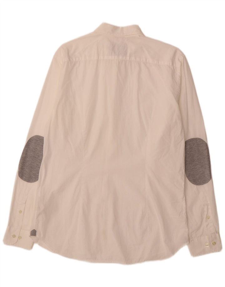 Camisa masculina CERRUTI 1881 XL algodão colorblock branco