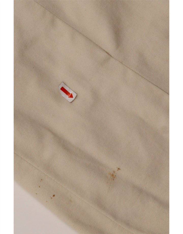 JOHN F GEE Camisa masculina sem mangas médio bege