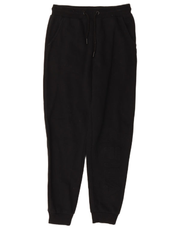 Fila Meninas Calças de Treino Joggers 11-12 Anos Algodão Preto