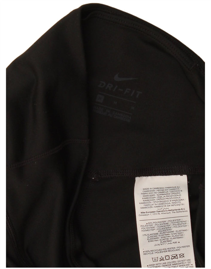 Leggings Nike Dri Fit Capri UK 12 Médio Preto Poliéster