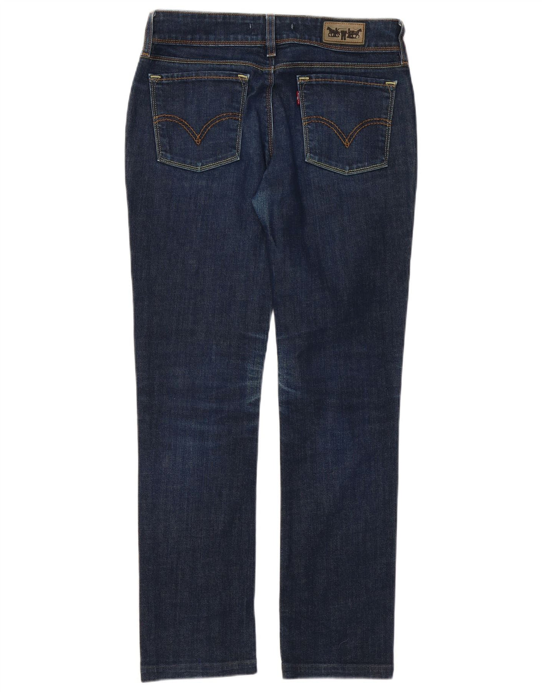 Calça jeans feminina Levi's 571 Slim W32 L30 azul marinho algodão