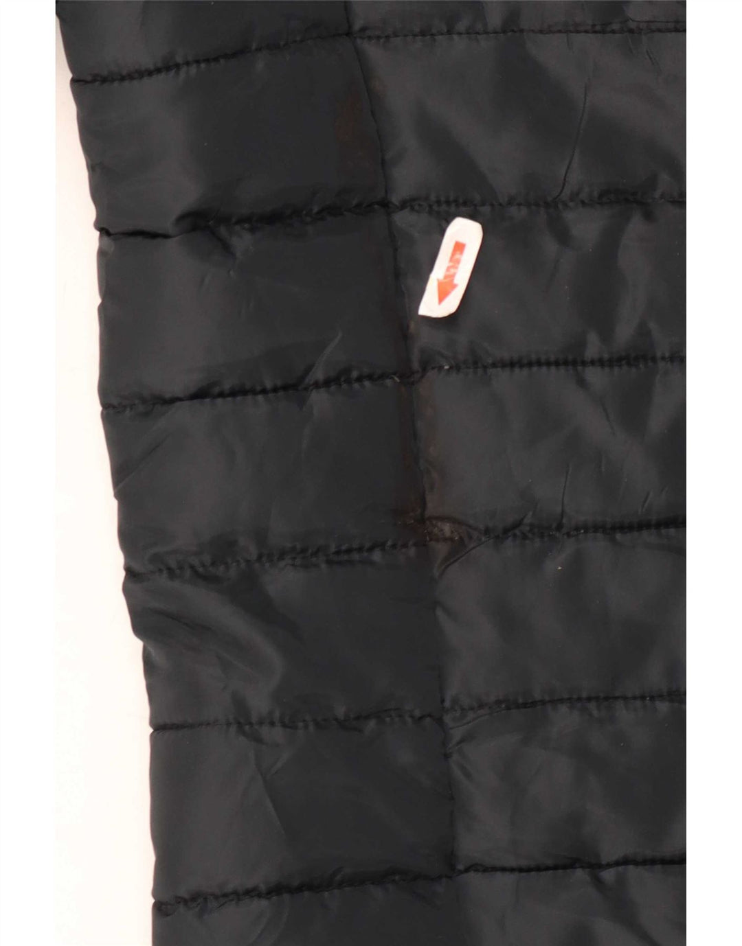 Jaqueta masculina acolchoada com capuz Jack & Jones Reino Unido 36 poliéster preto pequeno