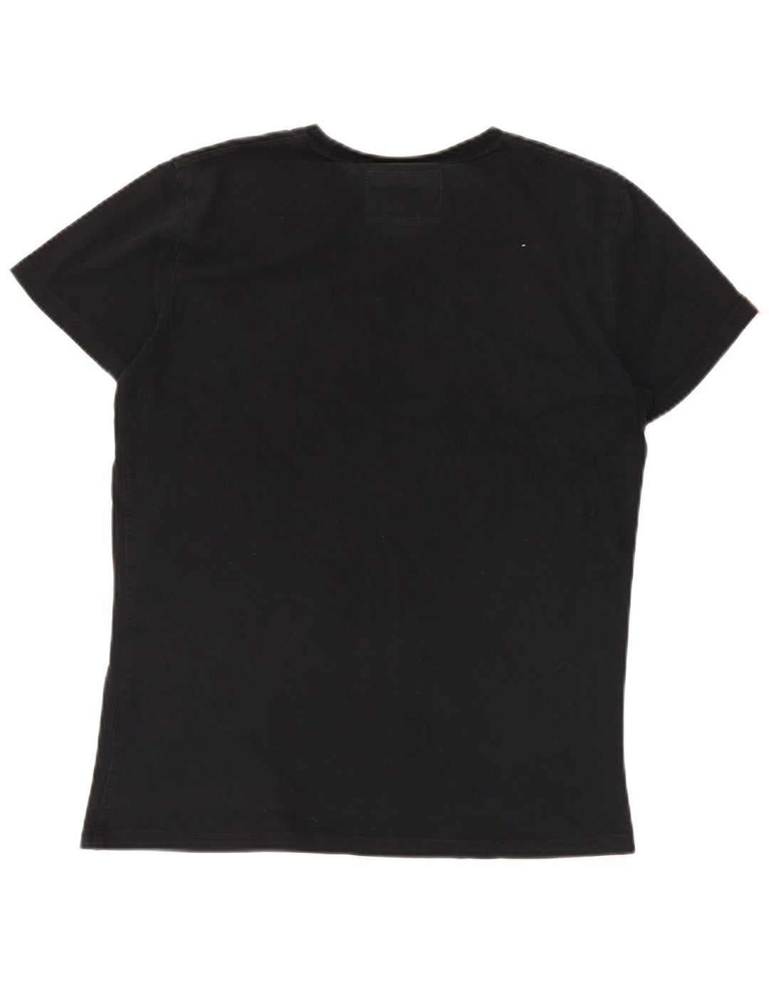 Camiseta masculina SUPERDRY Top médio algodão preto