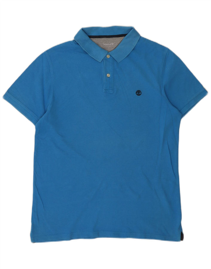 Camisa polo masculina Timberland grande azul