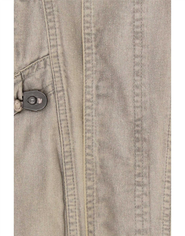 Jaqueta jeans masculina Mustang UK 38 cinza médio
